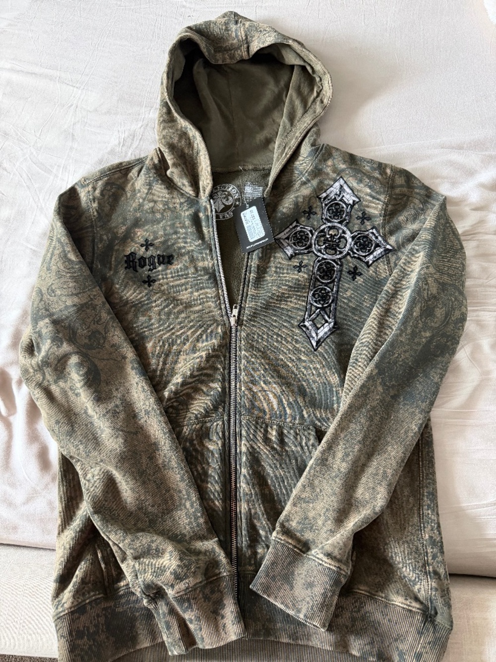 AFFLICTION ROGUE CROSSES Zip
